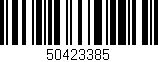 Código de barras (EAN, GTIN, SKU, ISBN): '50423385'