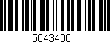 Código de barras (EAN, GTIN, SKU, ISBN): '50434001'