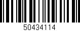 Código de barras (EAN, GTIN, SKU, ISBN): '50434114'