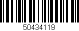 Código de barras (EAN, GTIN, SKU, ISBN): '50434119'