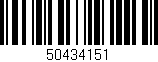 Código de barras (EAN, GTIN, SKU, ISBN): '50434151'