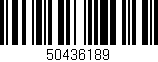 Código de barras (EAN, GTIN, SKU, ISBN): '50436189'