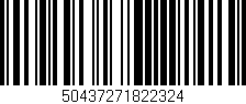 Código de barras (EAN, GTIN, SKU, ISBN): '50437271822324'