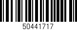 Código de barras (EAN, GTIN, SKU, ISBN): '50441717'
