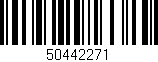 Código de barras (EAN, GTIN, SKU, ISBN): '50442271'