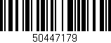 Código de barras (EAN, GTIN, SKU, ISBN): '50447179'