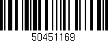 Código de barras (EAN, GTIN, SKU, ISBN): '50451169'