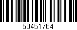 Código de barras (EAN, GTIN, SKU, ISBN): '50451764'