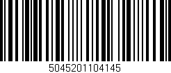 Código de barras (EAN, GTIN, SKU, ISBN): '5045201104145'