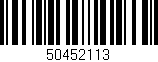 Código de barras (EAN, GTIN, SKU, ISBN): '50452113'