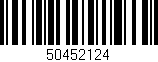 Código de barras (EAN, GTIN, SKU, ISBN): '50452124'