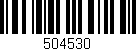 Código de barras (EAN, GTIN, SKU, ISBN): '504530'