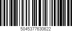 Código de barras (EAN, GTIN, SKU, ISBN): '5045377630622'