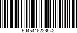 Código de barras (EAN, GTIN, SKU, ISBN): '5045418236943'