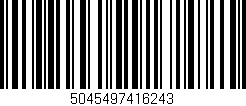 Código de barras (EAN, GTIN, SKU, ISBN): '5045497416243'