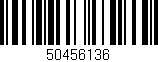 Código de barras (EAN, GTIN, SKU, ISBN): '50456136'