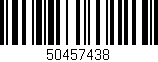 Código de barras (EAN, GTIN, SKU, ISBN): '50457438'