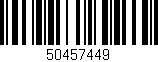 Código de barras (EAN, GTIN, SKU, ISBN): '50457449'