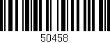 Código de barras (EAN, GTIN, SKU, ISBN): '50458'