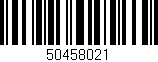 Código de barras (EAN, GTIN, SKU, ISBN): '50458021'