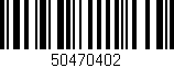 Código de barras (EAN, GTIN, SKU, ISBN): '50470402'