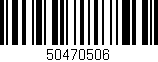 Código de barras (EAN, GTIN, SKU, ISBN): '50470506'