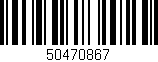 Código de barras (EAN, GTIN, SKU, ISBN): '50470867'