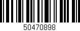 Código de barras (EAN, GTIN, SKU, ISBN): '50470898'