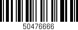 Código de barras (EAN, GTIN, SKU, ISBN): '50476666'
