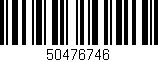 Código de barras (EAN, GTIN, SKU, ISBN): '50476746'
