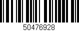 Código de barras (EAN, GTIN, SKU, ISBN): '50476928'