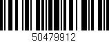 Código de barras (EAN, GTIN, SKU, ISBN): '50479912'