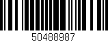 Código de barras (EAN, GTIN, SKU, ISBN): '50488987'