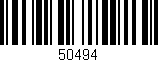 Código de barras (EAN, GTIN, SKU, ISBN): '50494'