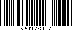 Código de barras (EAN, GTIN, SKU, ISBN): '5050187749877'