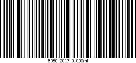 Código de barras (EAN, GTIN, SKU, ISBN): '5050_2817_0_800ml'