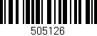 Código de barras (EAN, GTIN, SKU, ISBN): '505126'