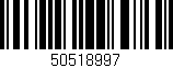 Código de barras (EAN, GTIN, SKU, ISBN): '50518997'