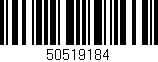 Código de barras (EAN, GTIN, SKU, ISBN): '50519184'