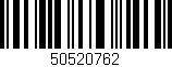 Código de barras (EAN, GTIN, SKU, ISBN): '50520762'