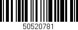 Código de barras (EAN, GTIN, SKU, ISBN): '50520781'
