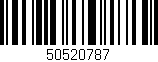 Código de barras (EAN, GTIN, SKU, ISBN): '50520787'