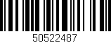 Código de barras (EAN, GTIN, SKU, ISBN): '50522487'