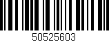 Código de barras (EAN, GTIN, SKU, ISBN): '50525603'