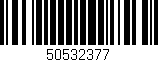 Código de barras (EAN, GTIN, SKU, ISBN): '50532377'