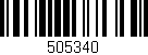 Código de barras (EAN, GTIN, SKU, ISBN): '505340'