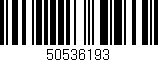 Código de barras (EAN, GTIN, SKU, ISBN): '50536193'