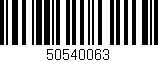 Código de barras (EAN, GTIN, SKU, ISBN): '50540063'