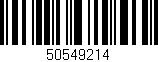 Código de barras (EAN, GTIN, SKU, ISBN): '50549214'