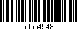 Código de barras (EAN, GTIN, SKU, ISBN): '50554548'